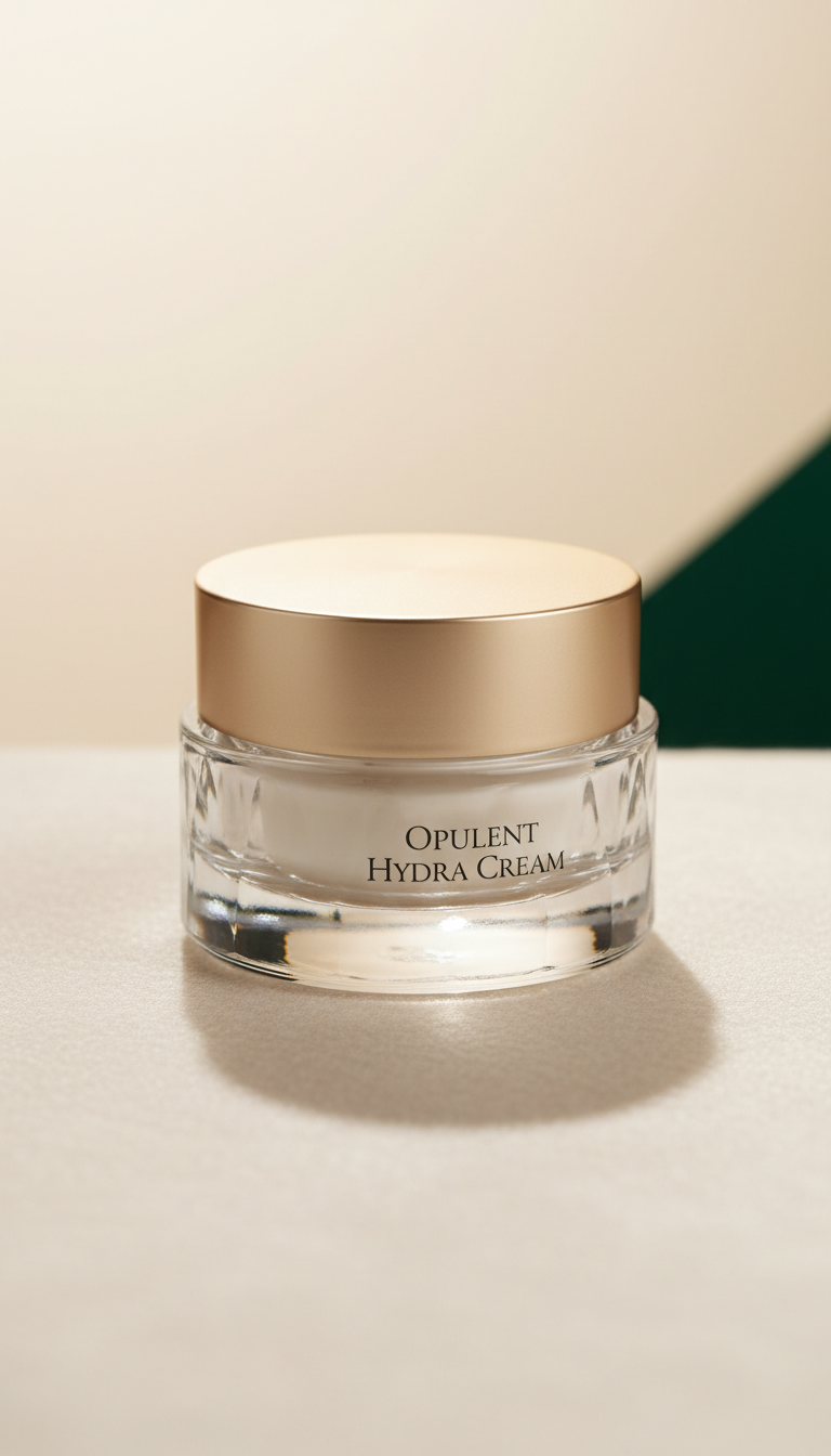 Opulent hydra cream in lacquered jar